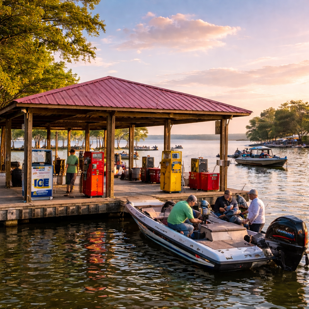 golden hour at lake tawakoni dock