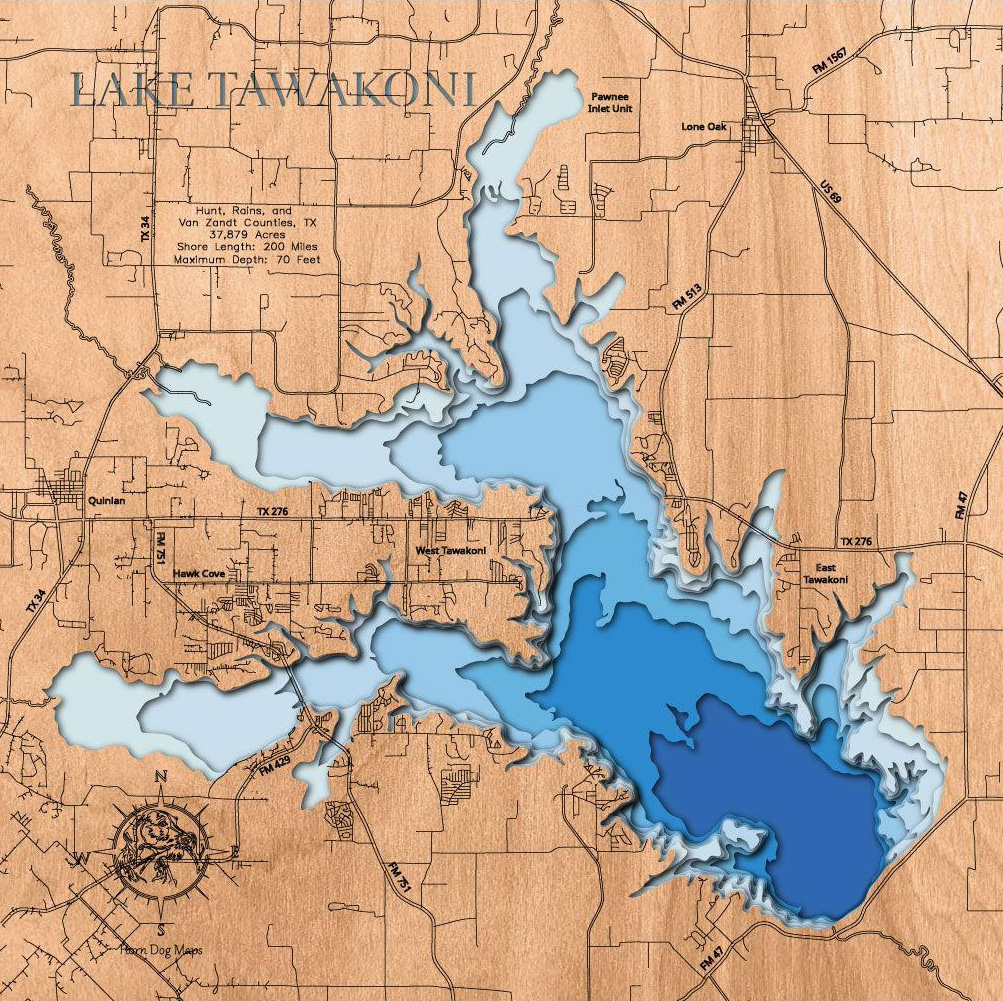 tawakoni test map