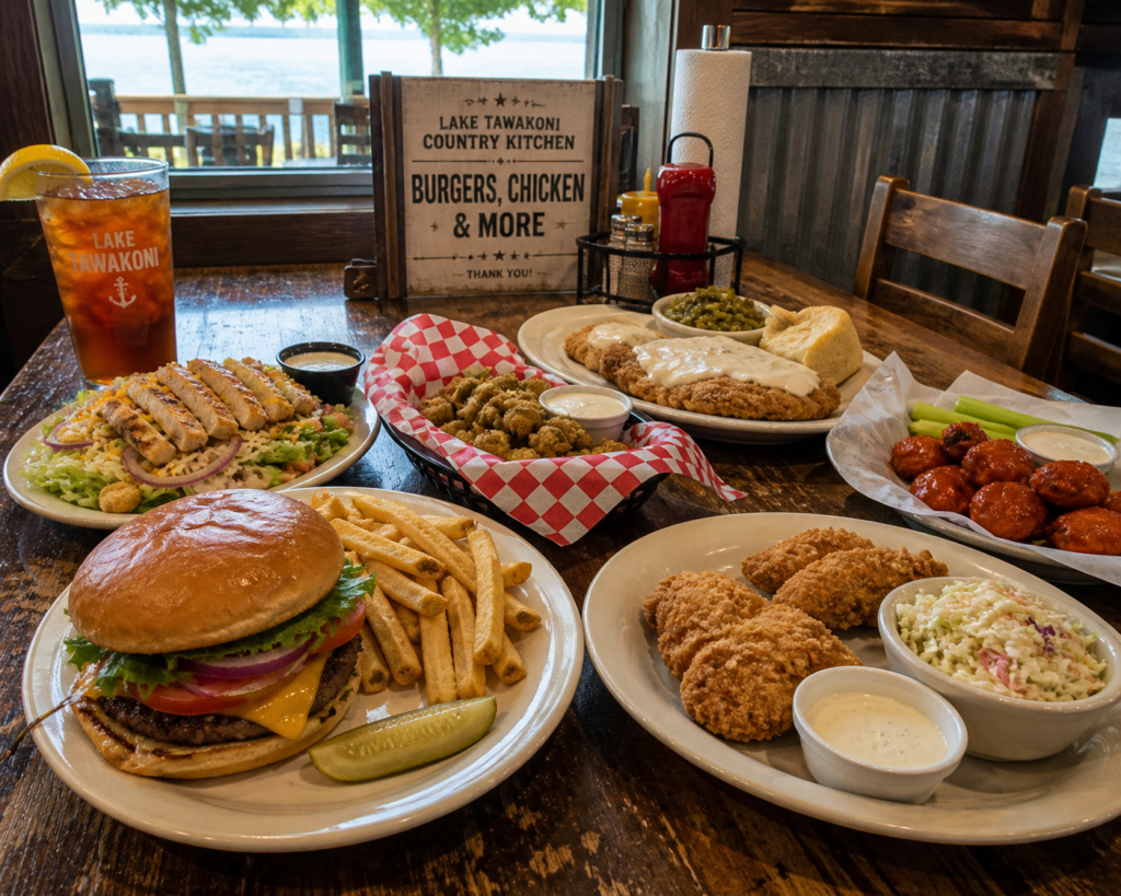 burgerschicken & more at lake tawakoni