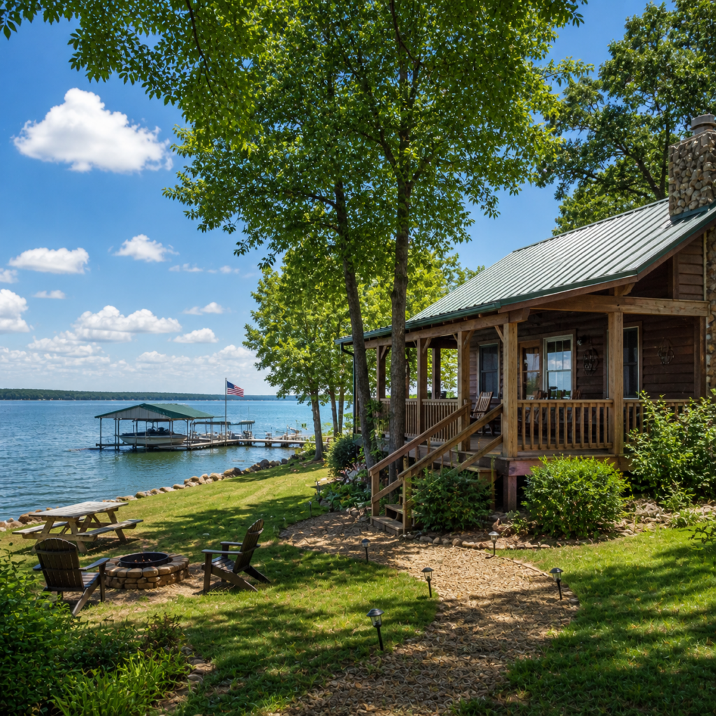 cabin2 on lake tawakoni midday